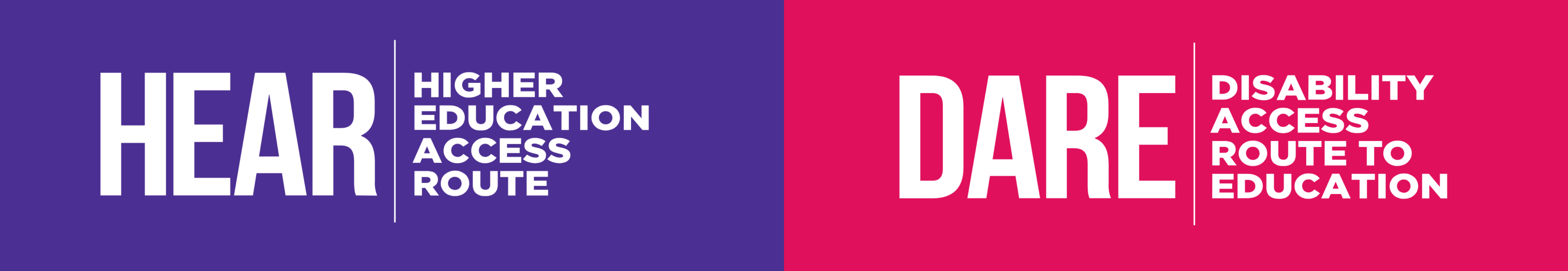 Hear and Dare schemes logo side by side